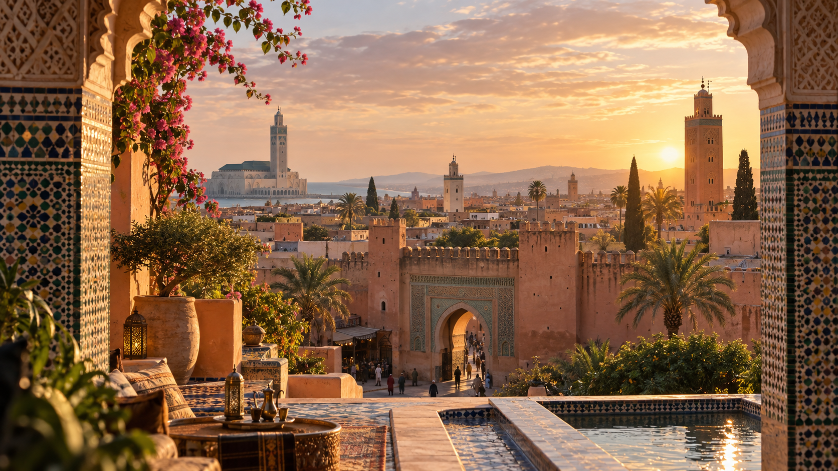 Marrakech et villes impériales du Maroc